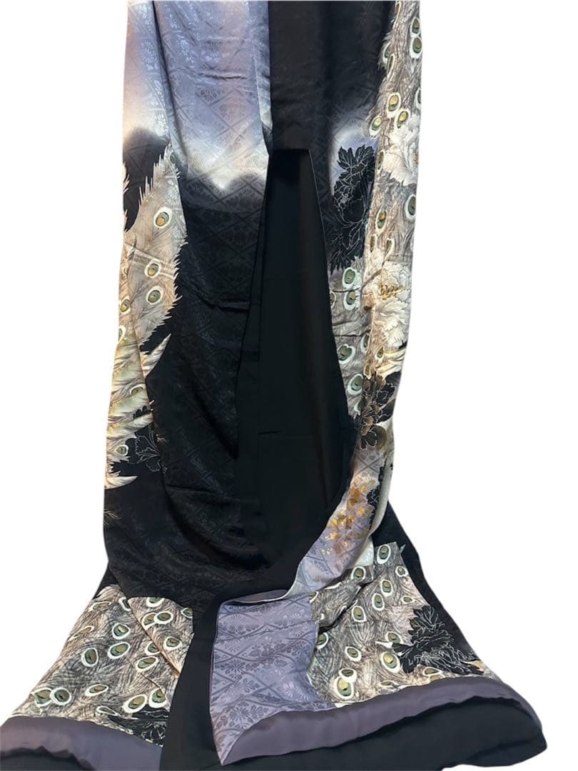 女着物　大衆演劇　舞台衣装　コスプレ　裾引き