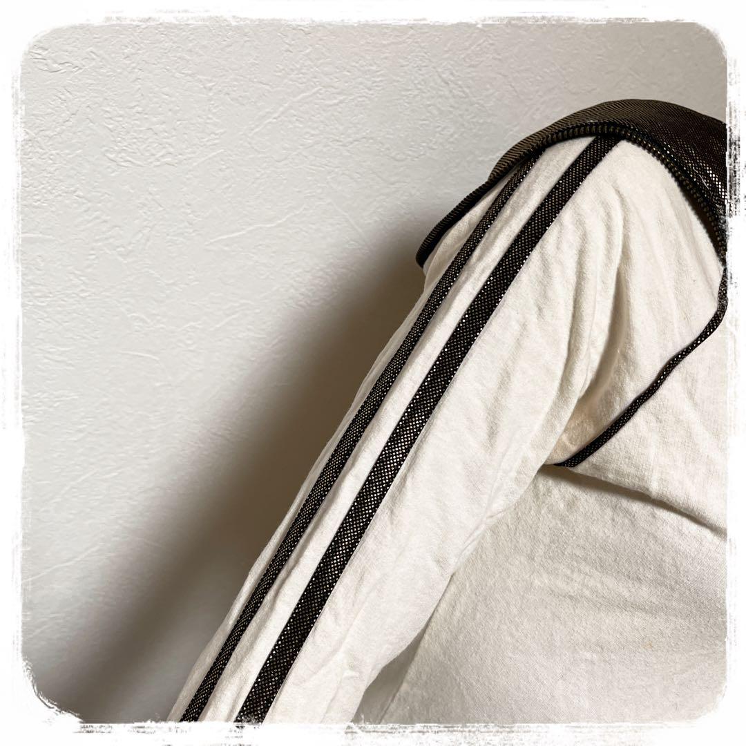 L*i様 ⭐️A360⭐️ d.i.a ♥ スカル ライン ギラギラ ジップアッ