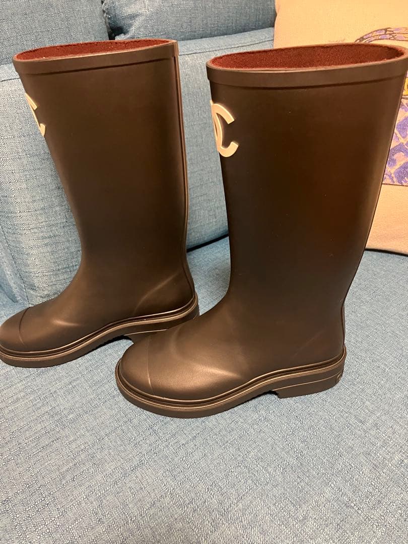 ＫCHANEL レインシューズ　35 ノベルティ