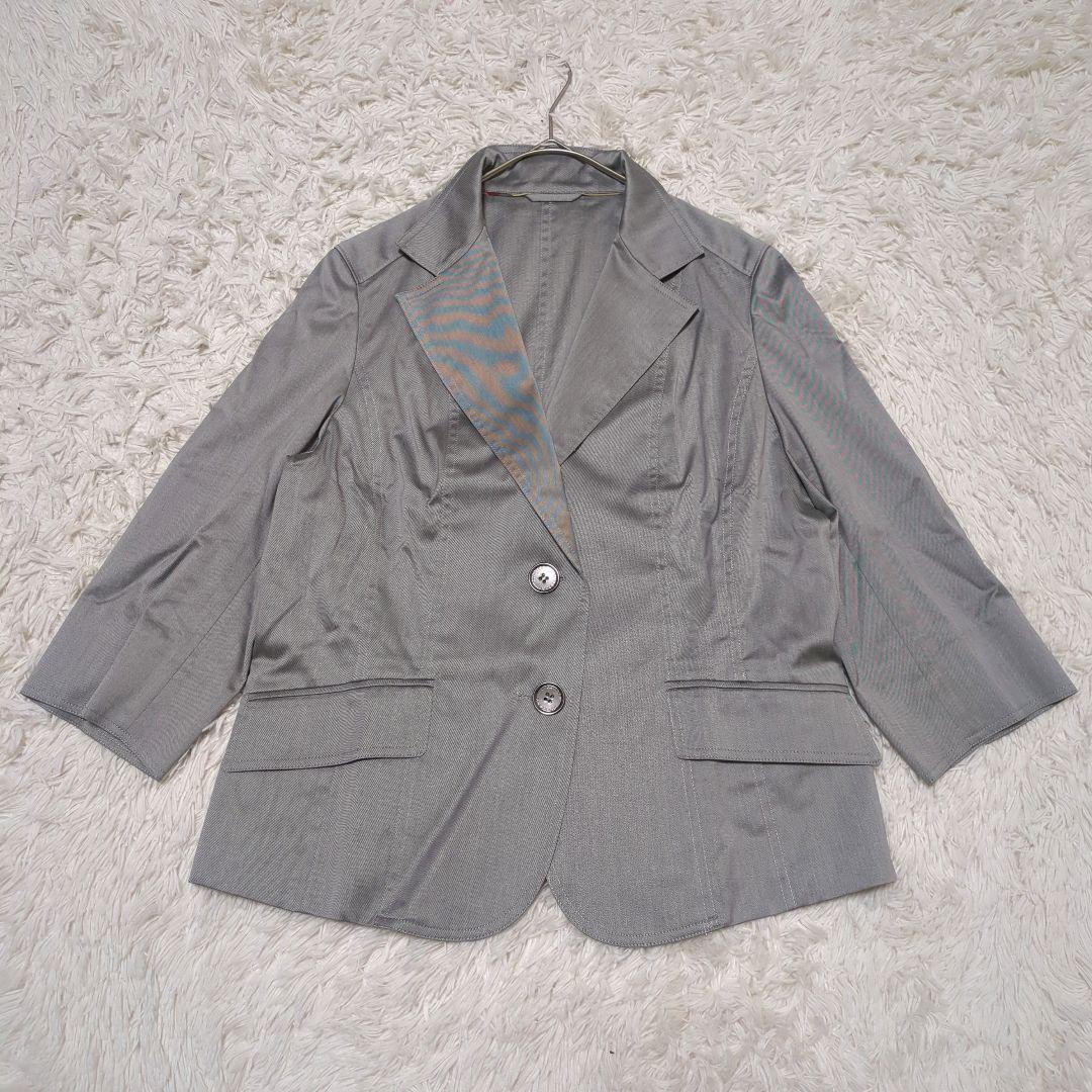 美品　バーバリーロンドン　テーラードジャケット　ノバチェック　大きいサイズ　44