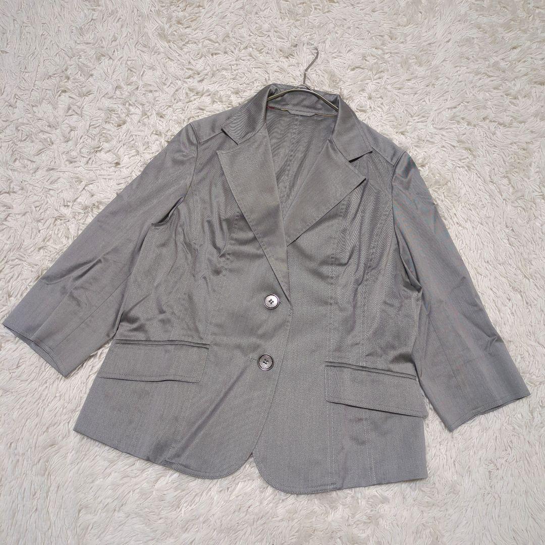 美品　バーバリーロンドン　テーラードジャケット　ノバチェック　大きいサイズ　44