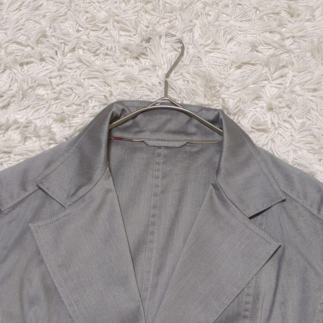 美品　バーバリーロンドン　テーラードジャケット　ノバチェック　大きいサイズ　44