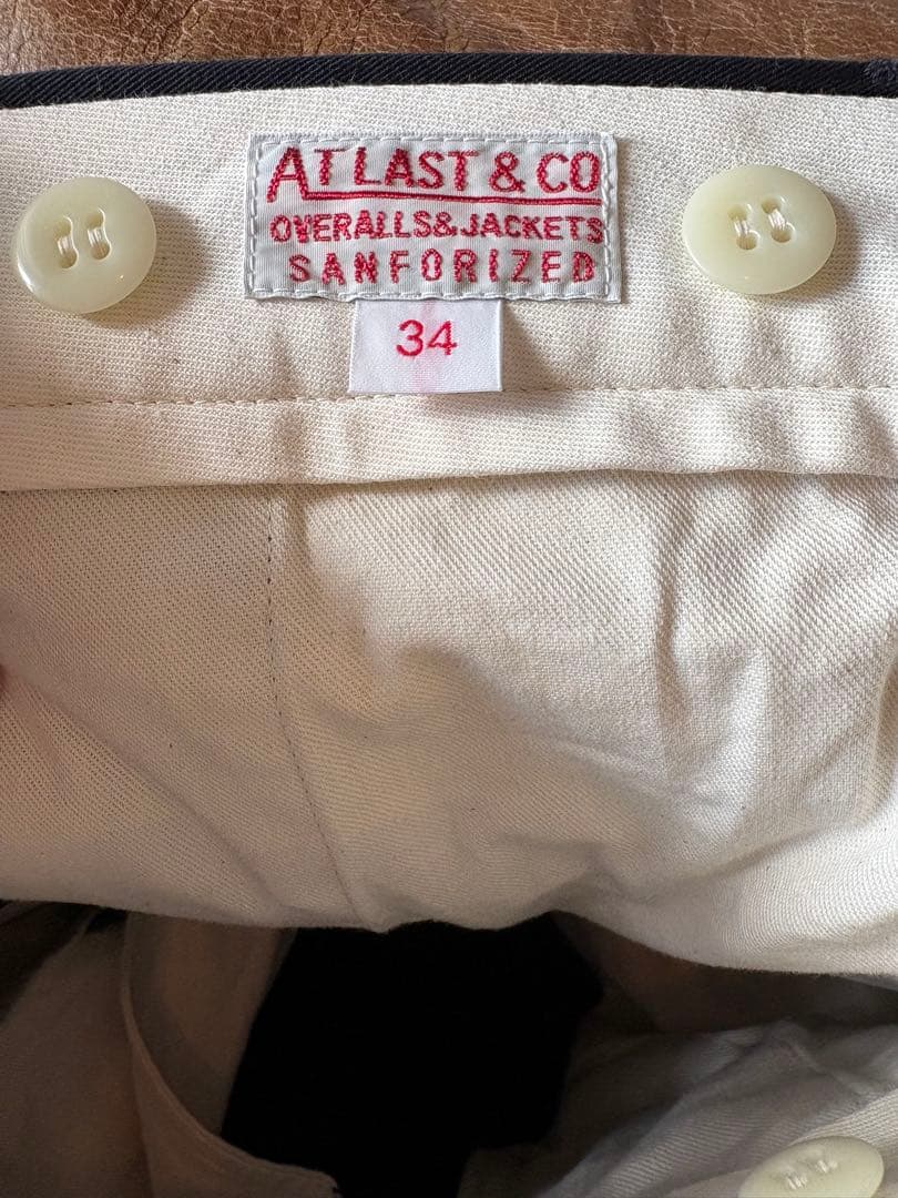 AT LAST & CO コットントラウザー