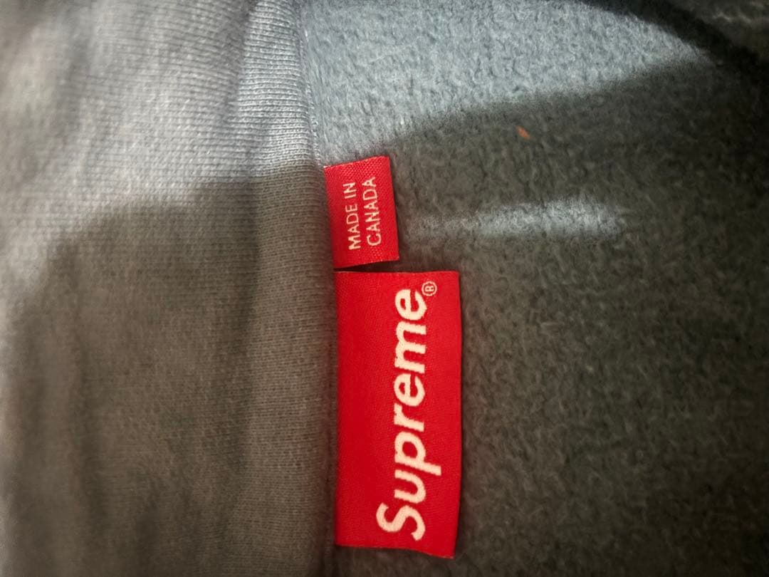 Supreme ハーフジップスウェット