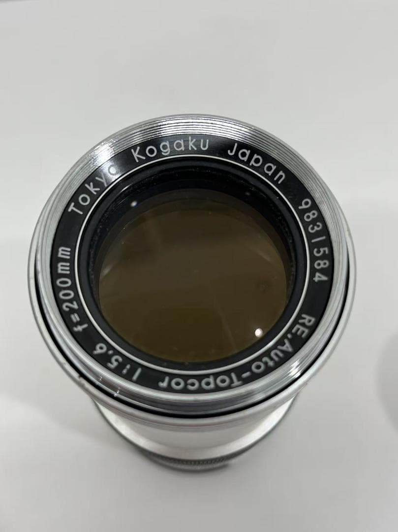 TOPCON トプコン レンズ4点 ジャンク　簡易動作確認済み＆クリーニング