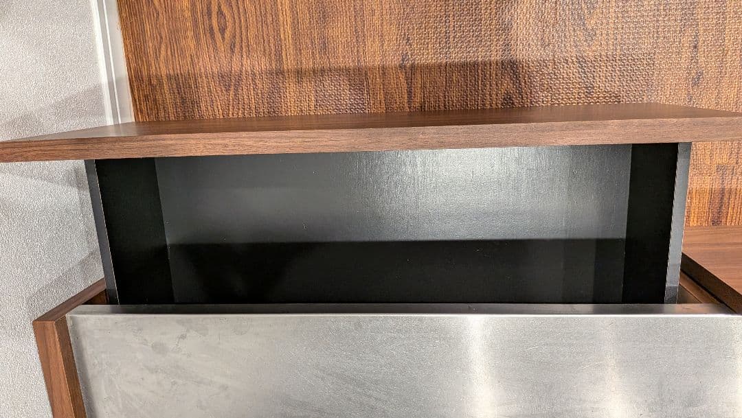 【LOWYA】幅140cm 日本製 ステンレス天板 ローボード テレビ台