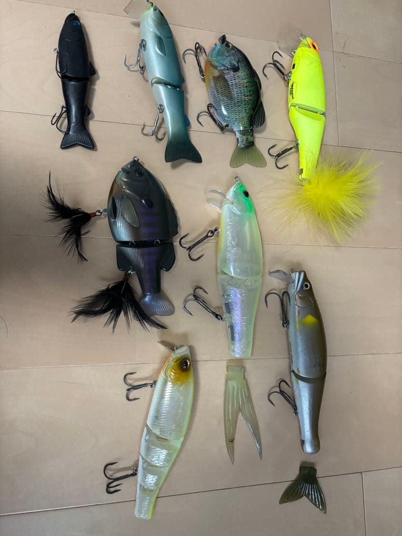バス釣り　ビッグベイト　まとめ売り