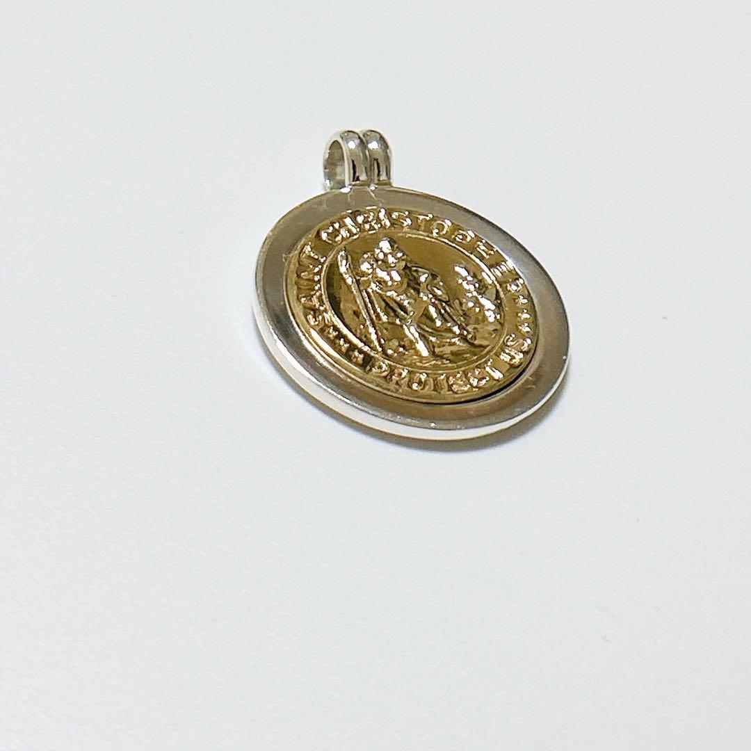 【超美品】ティファニー セントクリストファー ペンダント　トップのみ