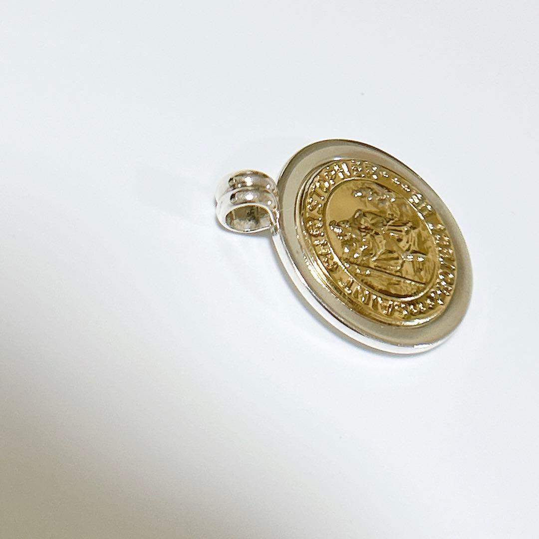 【超美品】ティファニー セントクリストファー ペンダント　トップのみ