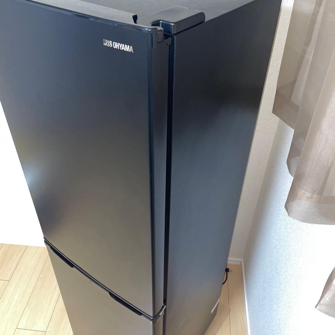 【美品】アイリスオオヤマ　冷蔵庫　162Ｌ　ブラック
