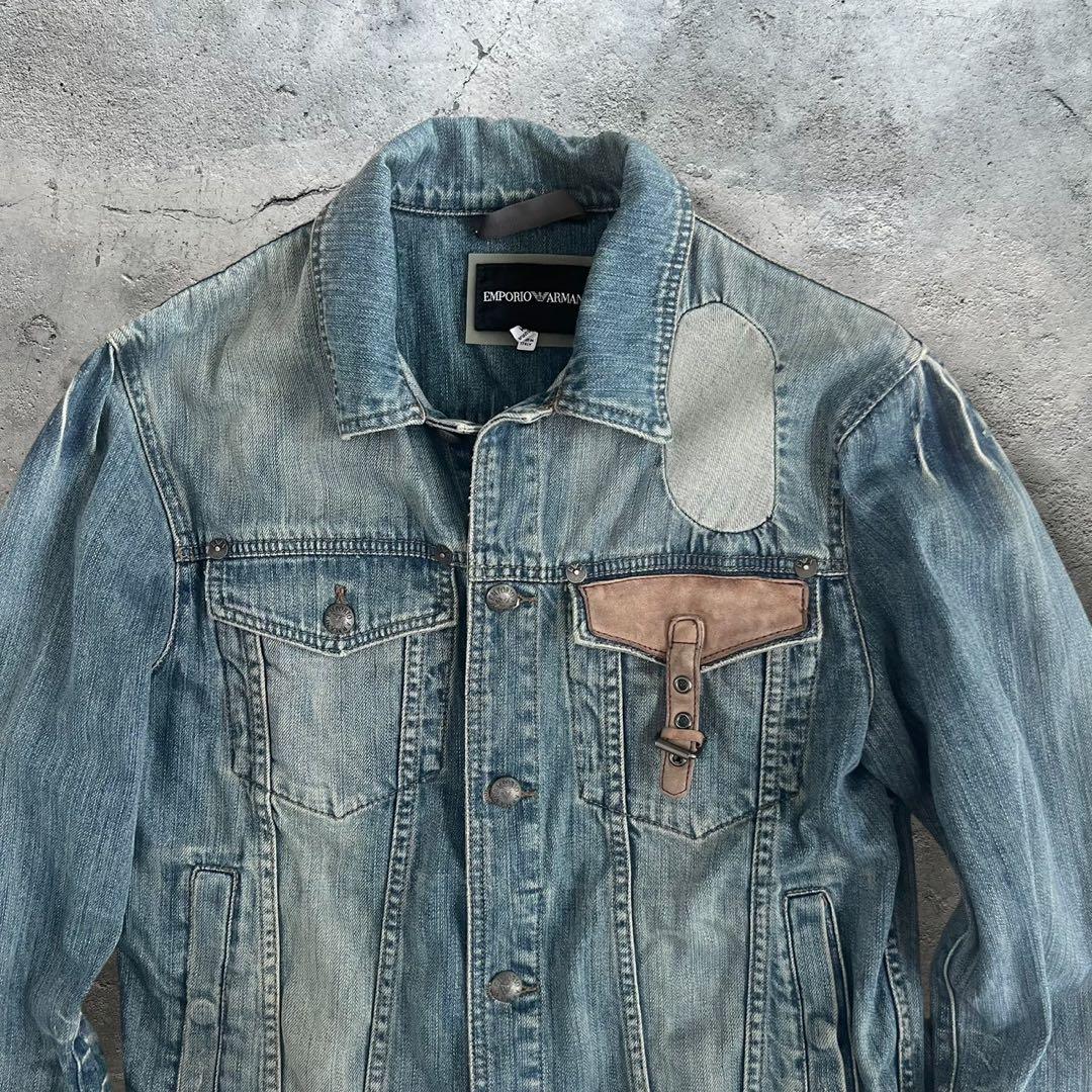 EMPORIO ARMANI デニムジャケット グランジ y2k