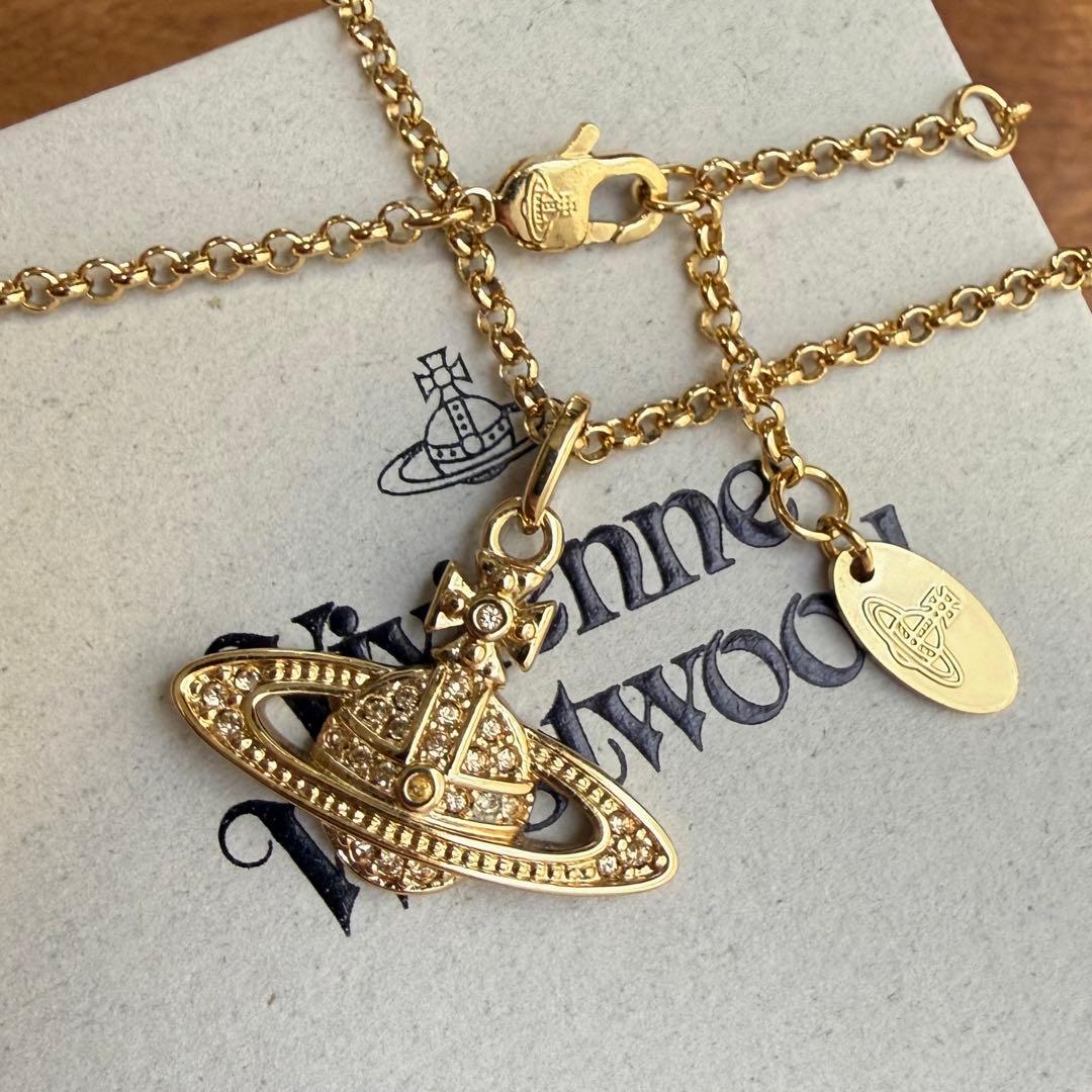 正規品/美品Vivienne Westwood オーブ バスレリーフ ネックレス