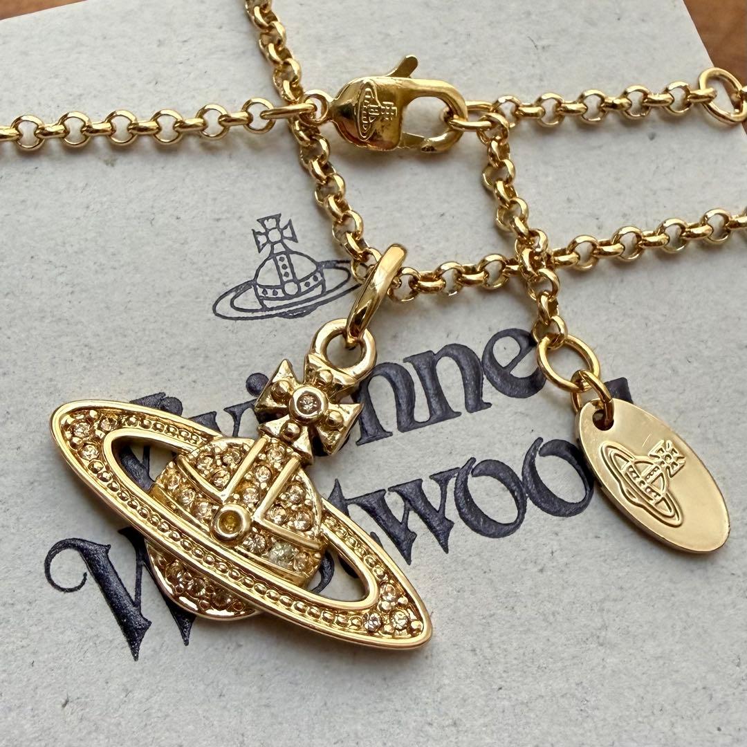 正規品/美品Vivienne Westwood オーブ バスレリーフ ネックレス