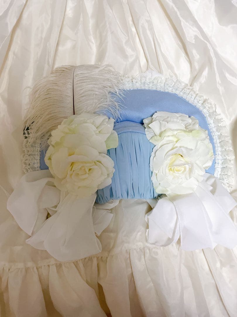 トリプルフォーチュン　triplefortune ボンネット　サックス