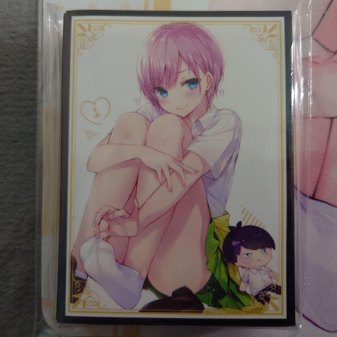 α2 五等分の花嫁 制服&風太郎人形 中野一花 スリーブ&プレイマット