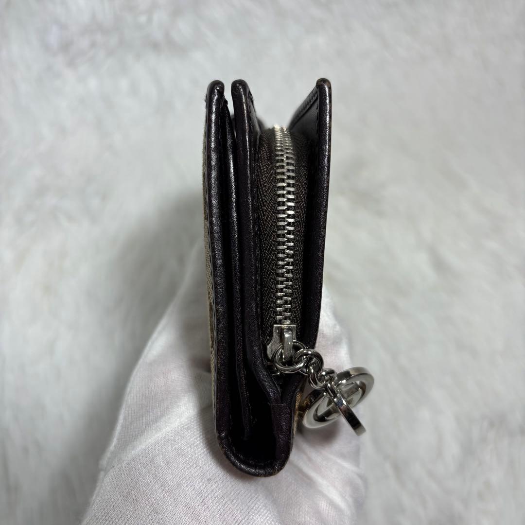 ✨美品✨ グッチ 長財布 インターロッキング GGキャンバス 二つ折り ブラウン