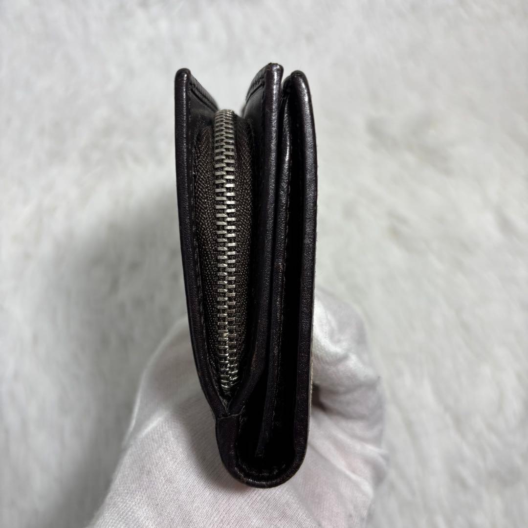 ✨美品✨ グッチ 長財布 インターロッキング GGキャンバス 二つ折り ブラウン