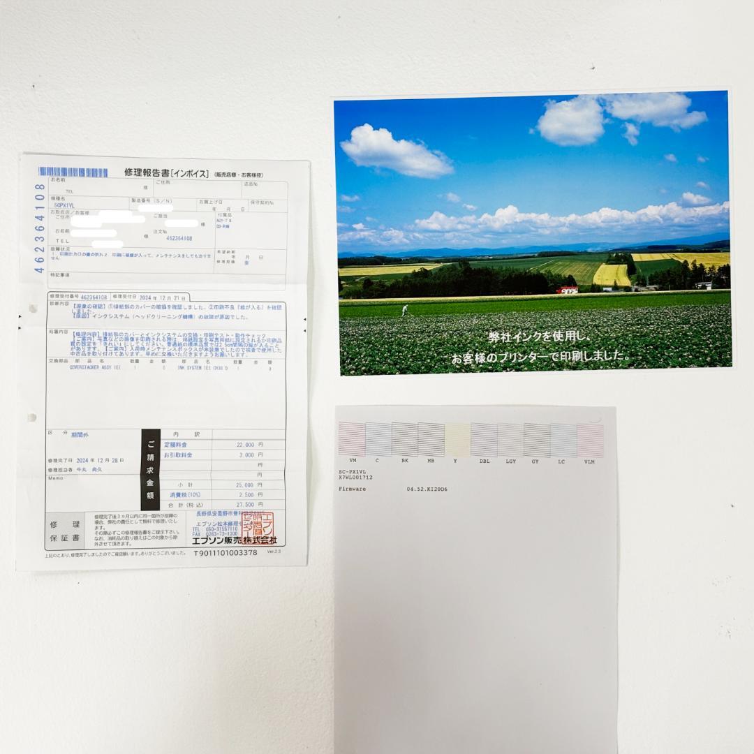 EPSON SC-PX1VL✨インクシステム交換済＆メーカー修理済　安心美品 ✨