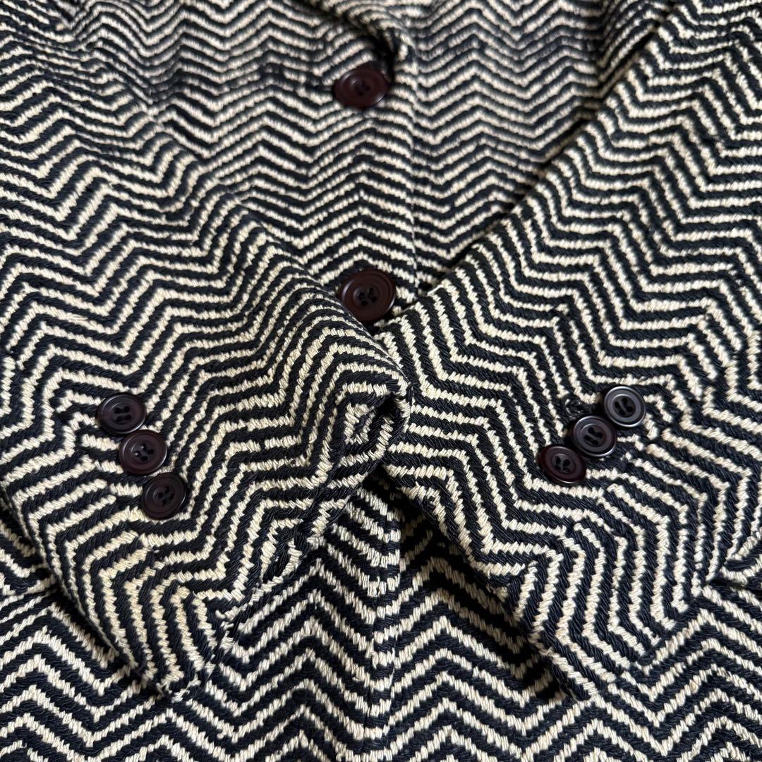 80s Dries Van Noten ヘリンボーン テーラードジャケット