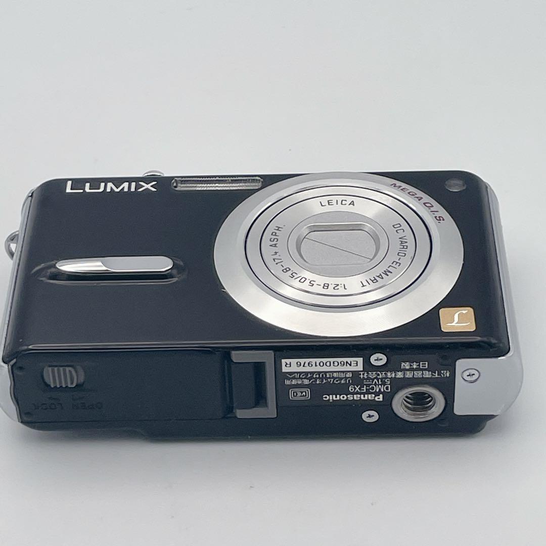 【良品】Panasonic LUMIX DMC-FX9 ブラック ライカレンズ