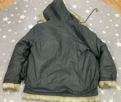 ジャケット・アウター OPEN YY REVERSIBLE FAUX FUR HOOD JACKET