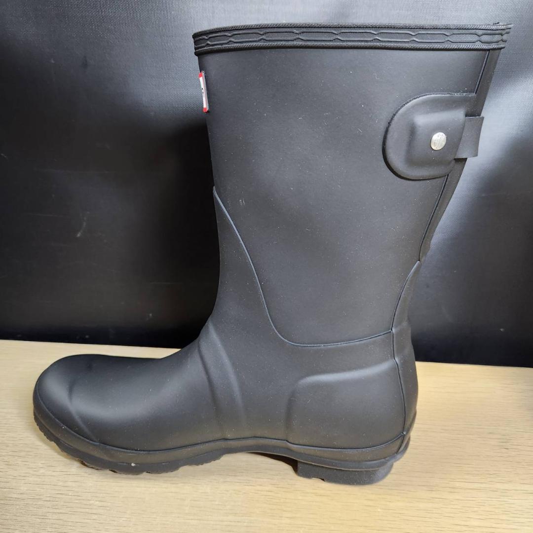 ★未使用　HUNTER　レインブーツ　ショート バック アジャスタブル　UK5