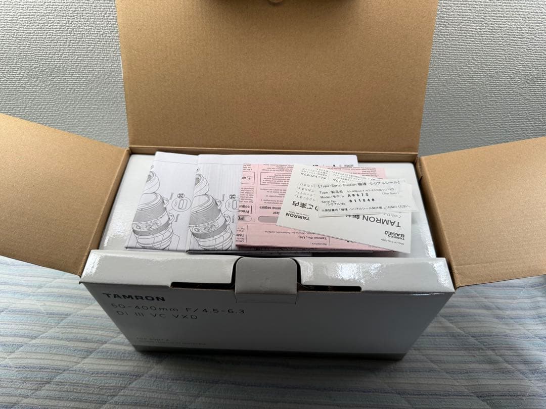 レンズ(ズーム) TAMRON 50-400mm F/4.5-6.3 Di III VC VXD