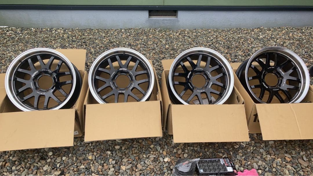 nazzさま専用⭐︎① Rays 18インチ ホイール ブラック/シルバー