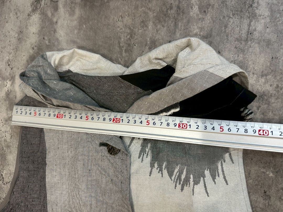 る*ん様 慈雨 センソユニコ ノースリーブブラウス グレー 40 ar02064