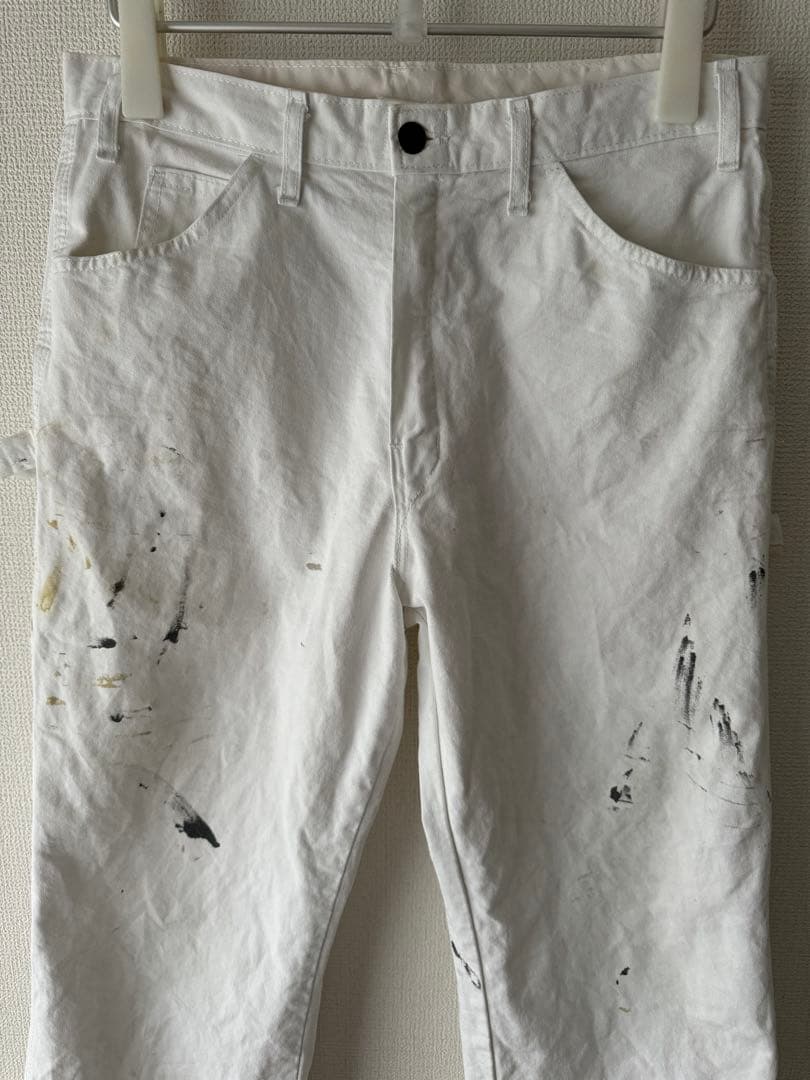 DICKIESディッキーズxシャーウィンウィリアムスペイント加工ペインターパンツ