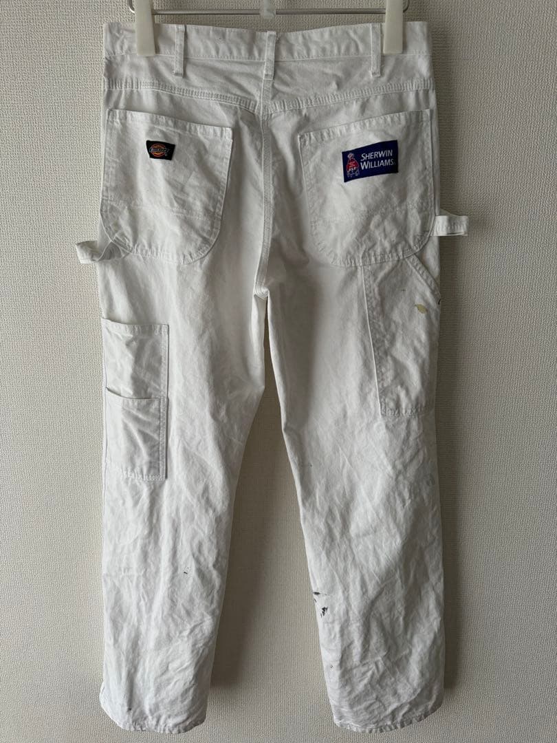DICKIESディッキーズxシャーウィンウィリアムスペイント加工ペインターパンツ