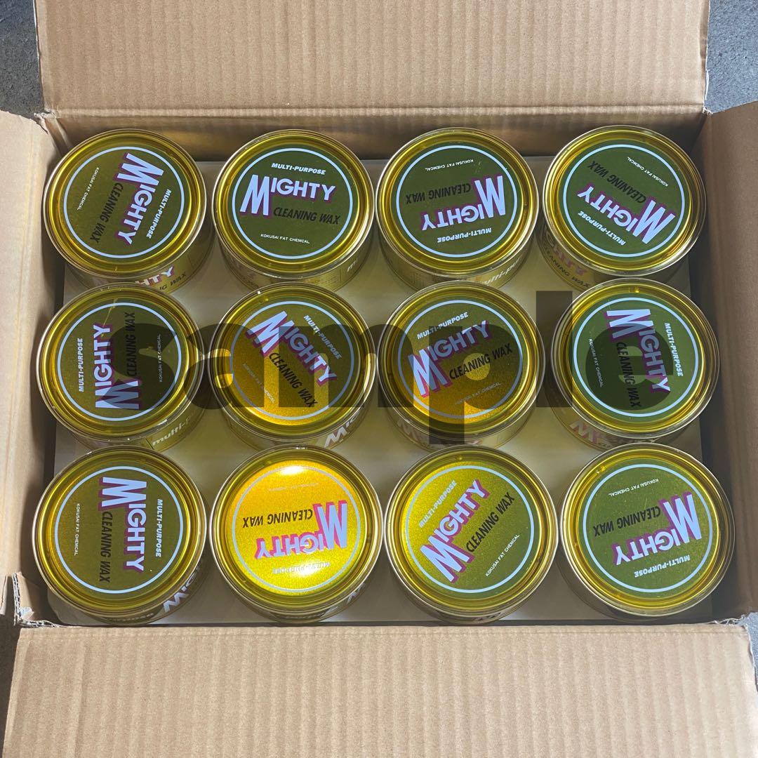 ラスト1 【12個】MIGHTY マイティ 万能ワックス 自動車 カーワックス