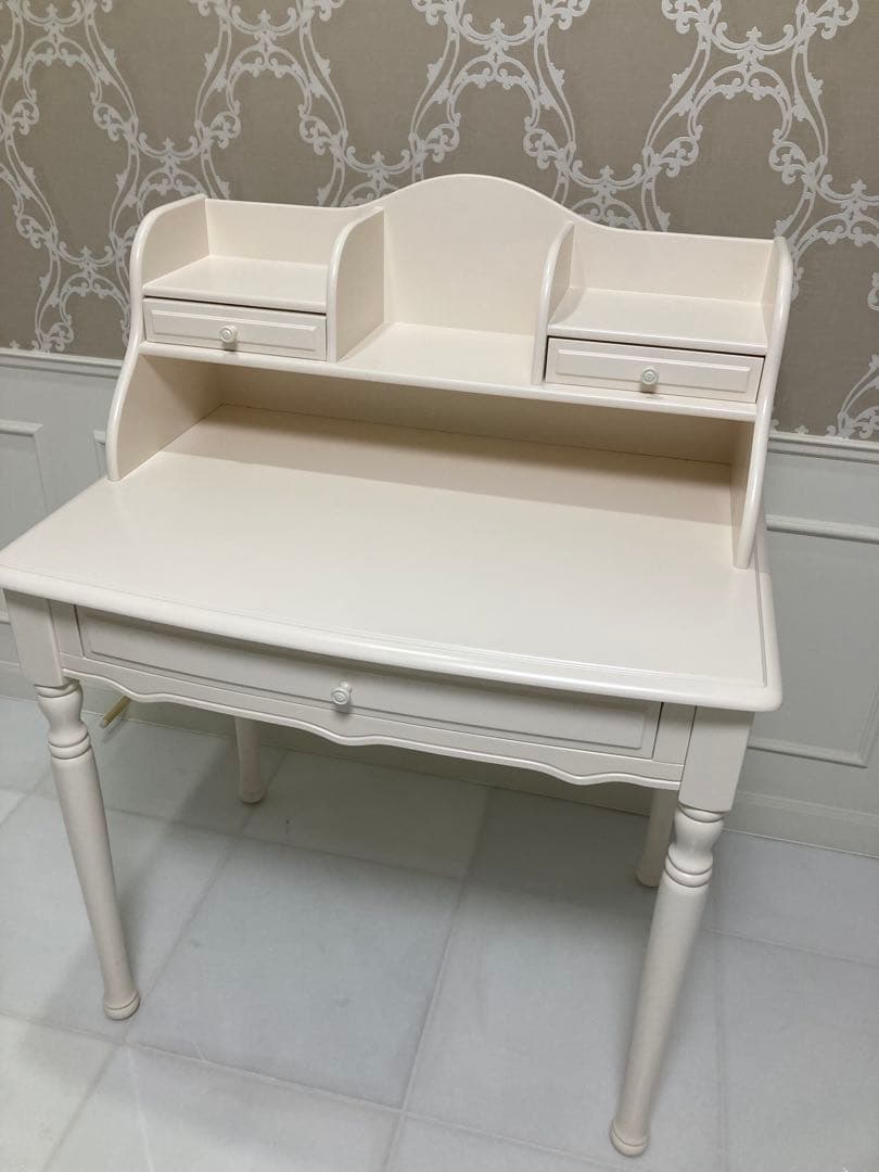 【本日値下げ中】アンティークデスク 収納付き