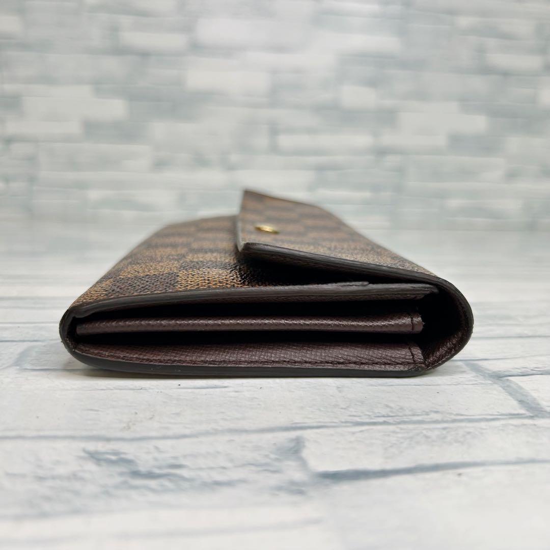 極美品　60 VUITTON ルイヴィトン ダミエ 長財布　二つ折り財布　kv7