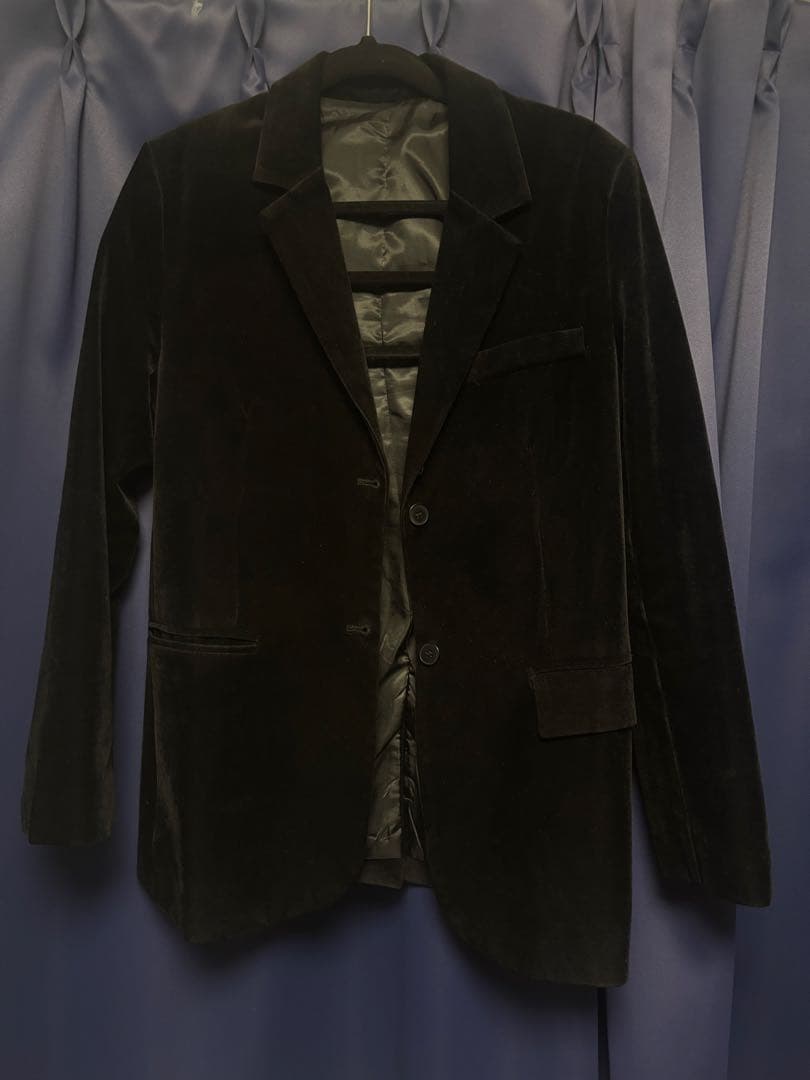 あおばくん着用 ベロアテーラードジャケット