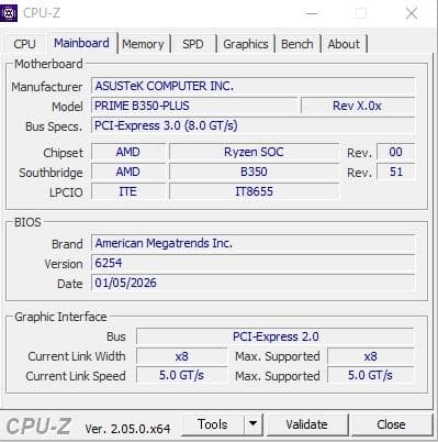 【動作保証付き／訳あり】Asus Prime B350-Plus