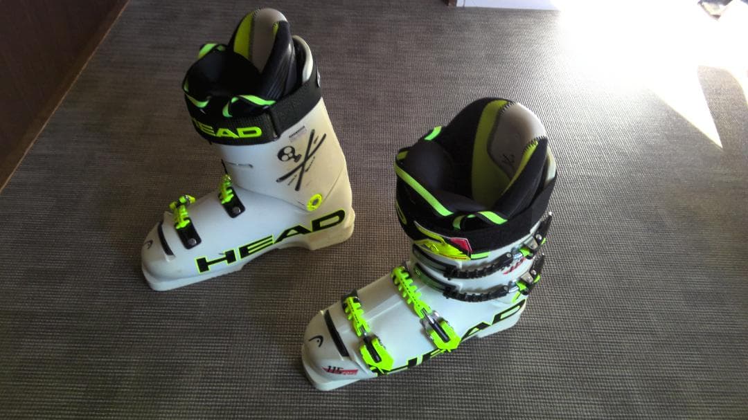 HEAD スキー用ブーツ ホワイト/イエロー