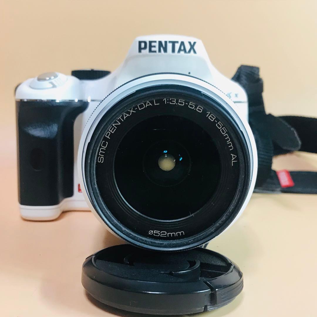 ペンタックス K-x 白　Wi-FiSDアダプター　電池付き