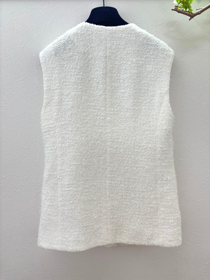 アナイ　カラミツイードポケットジレ　ベスト