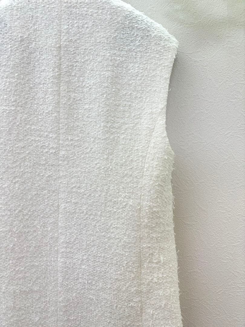 アナイ　カラミツイードポケットジレ　ベスト