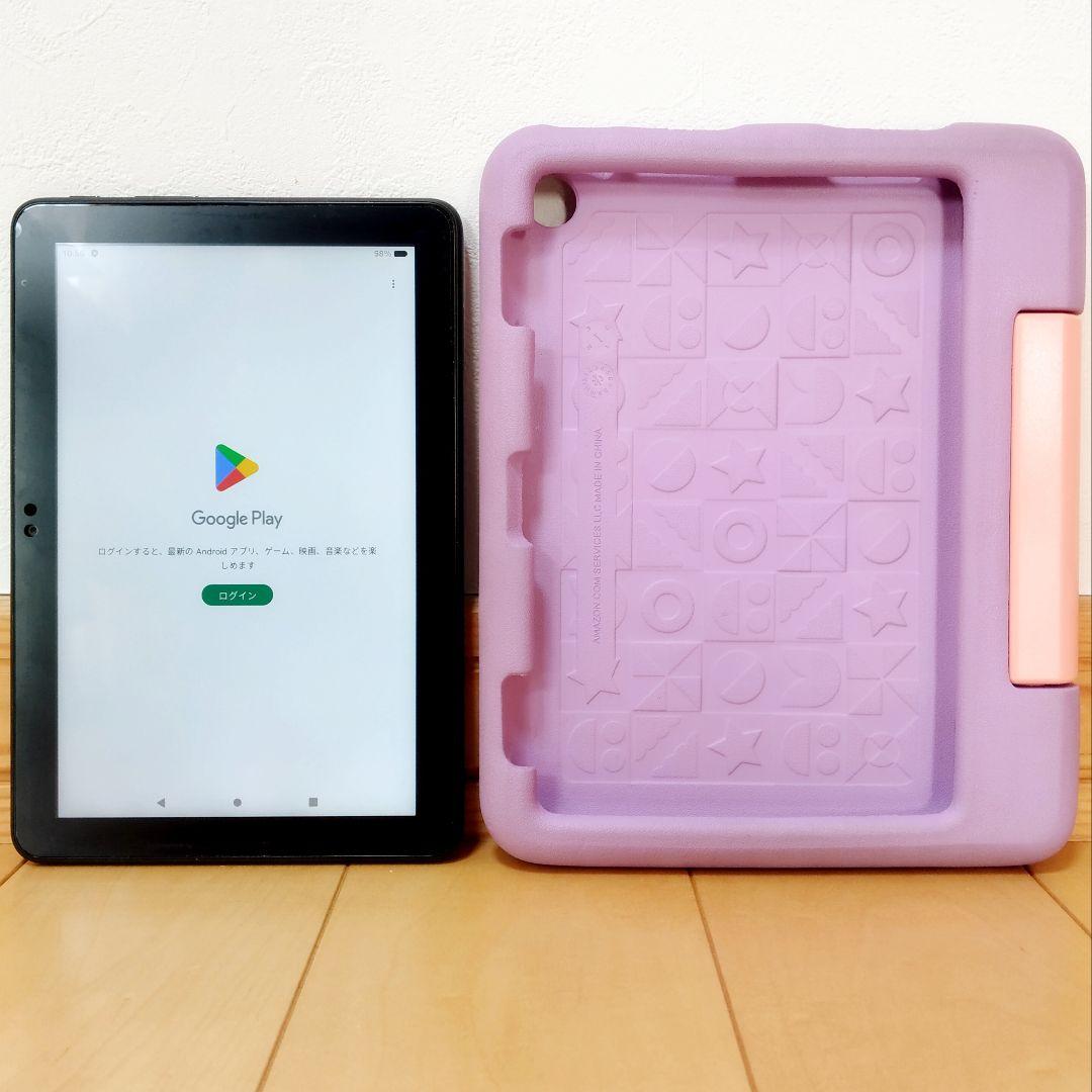 美品 Fire HD 8 キッズモデル パープル 最新版 フィルム／カバー付き