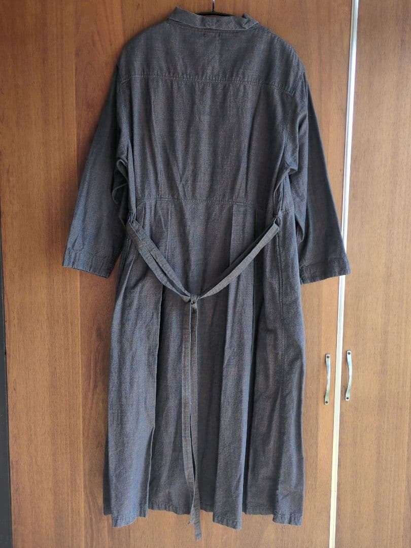 カスリラ kasurira コットン シャツワンピース M〜L