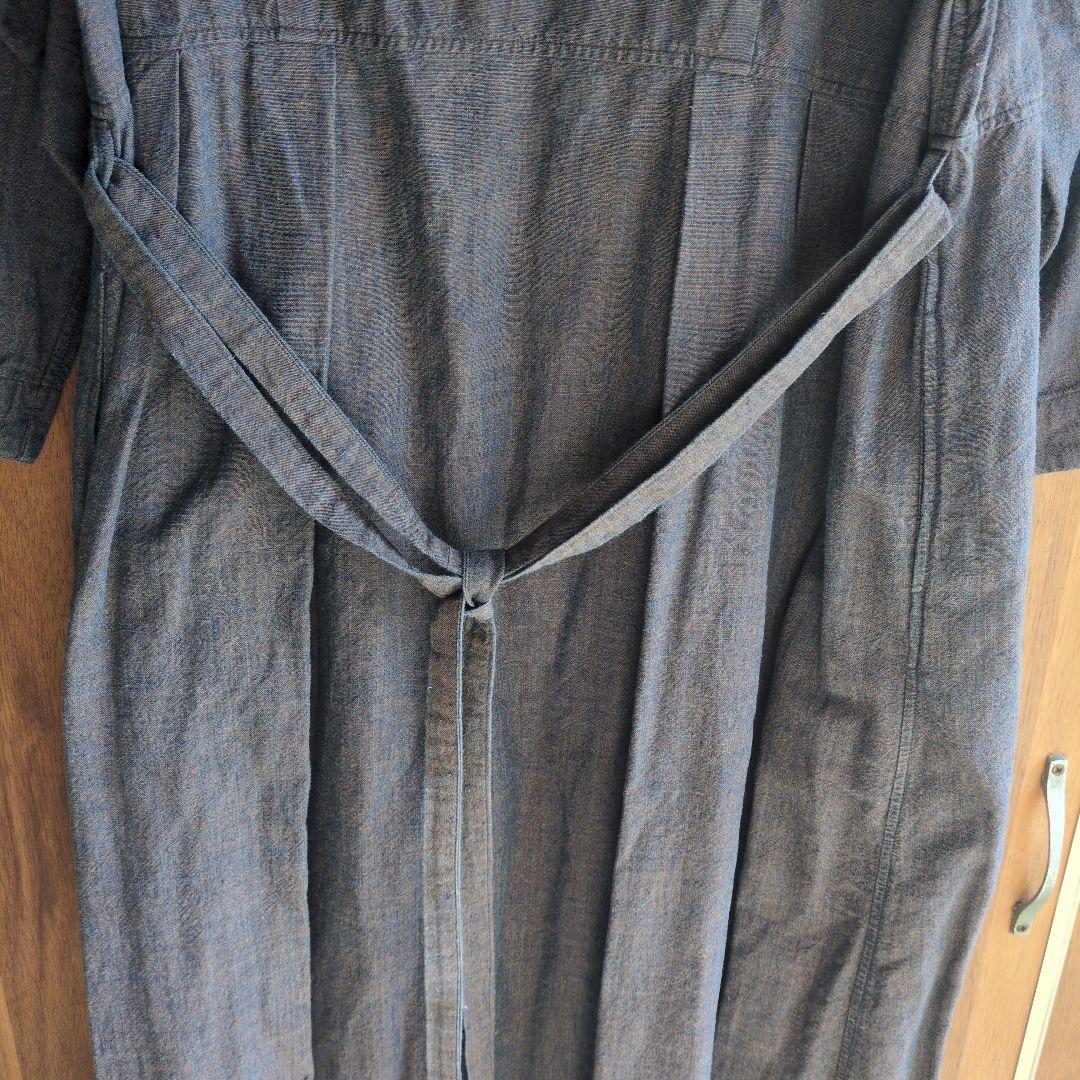 カスリラ kasurira コットン シャツワンピース M〜L