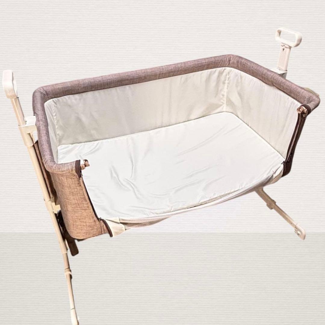 ✨美品✨ リッチェル添い寝コット 高さ 調整可 ベビーベッド