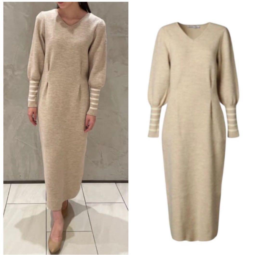 さ*ん様 BORDERS at BALCONY ニット ロングワンピース M新品