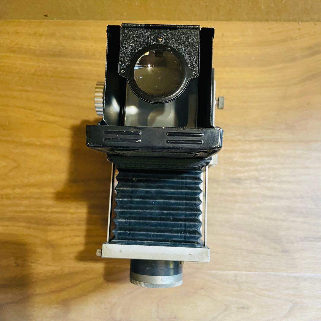 ジャンク MAMIYA マミヤ 二眼レフ 蛇腹MAMIYAFLEX シャッターO