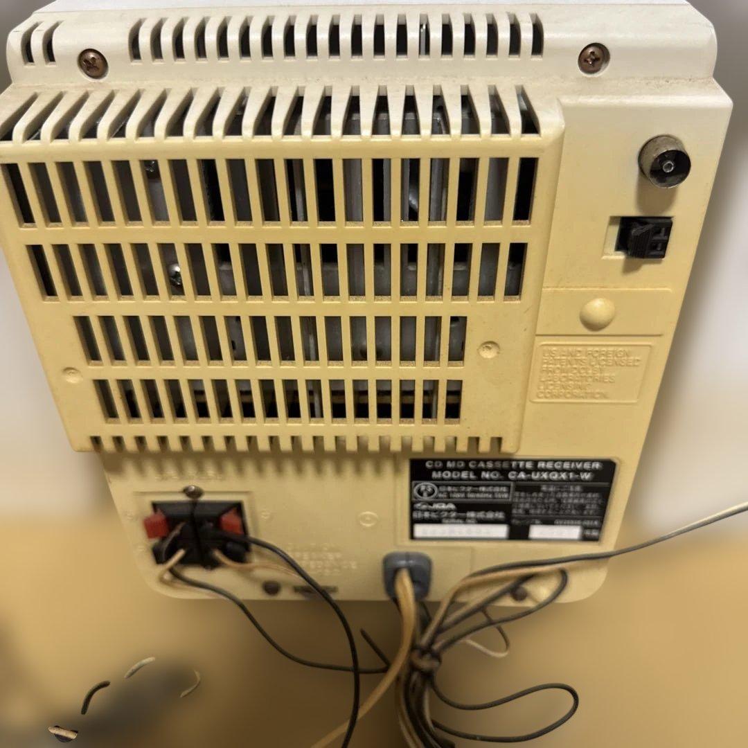 MD CDミニコンポ Victor UX-Q1-W『説明書付き』