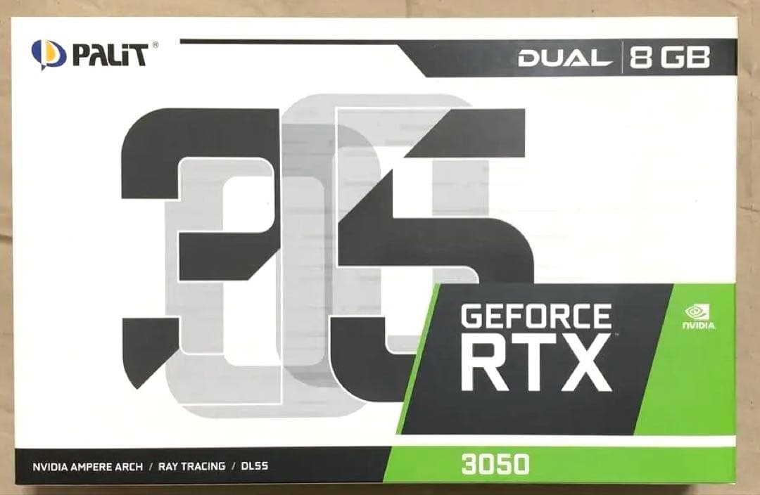 PALIT GEFORCE RTX3050 8GB デュアルファン