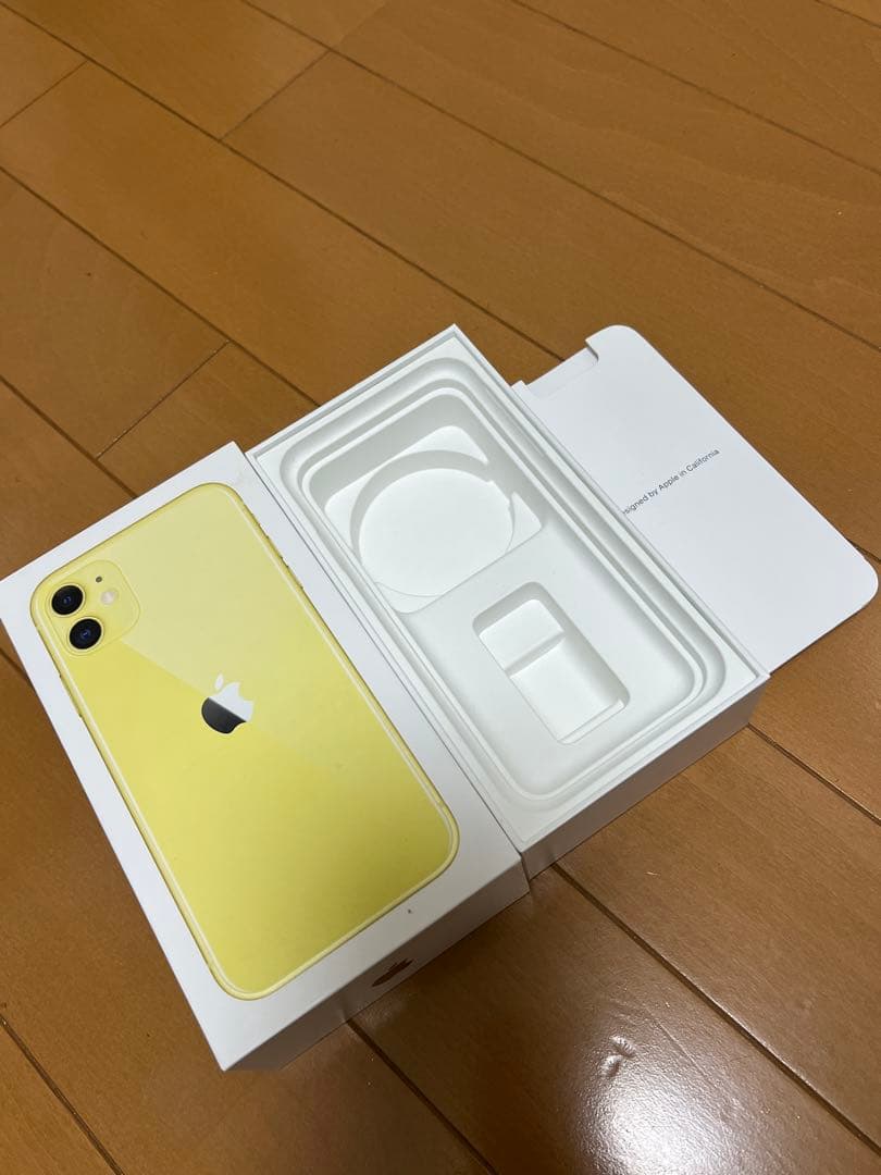 外装綺麗 Apple iPhone11 イエロー 128GB バッテリー100%