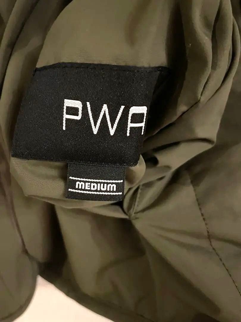 【新品未使用】PWA REFINE-WOOL CHK RV VEST Msize